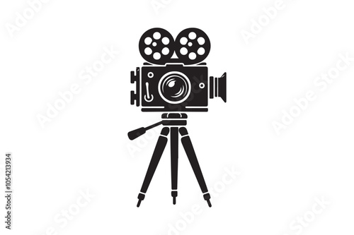 Vintage movie Film camera retro 30.eps