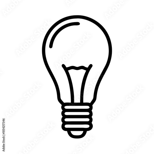 Bright Light Bulb Icon