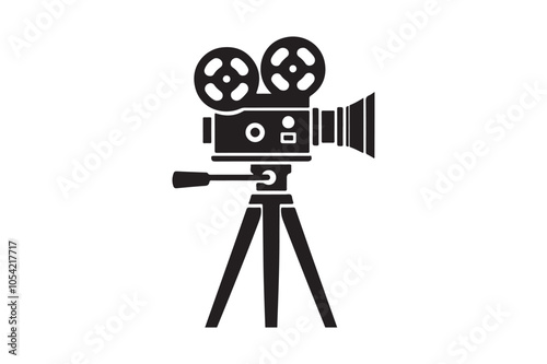 Vintage movie Film camera retro 