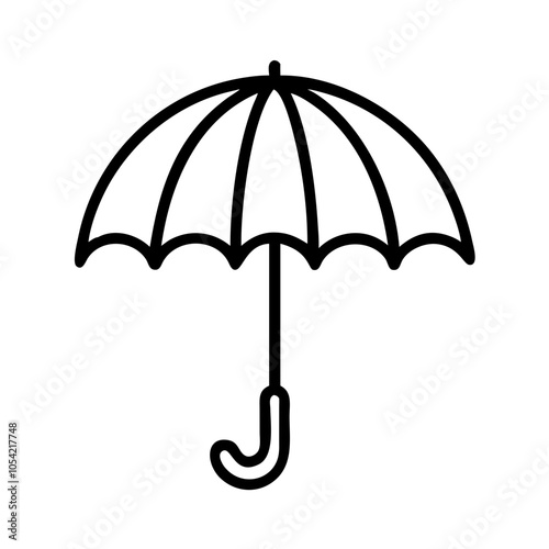 Stylish Umbrella Icon