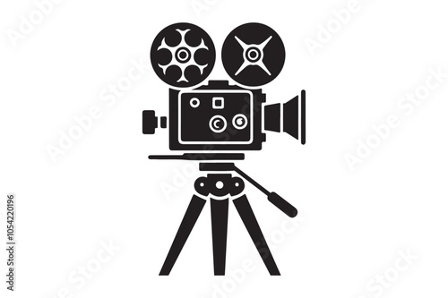 Vintage movie Film camera retro 106.eps