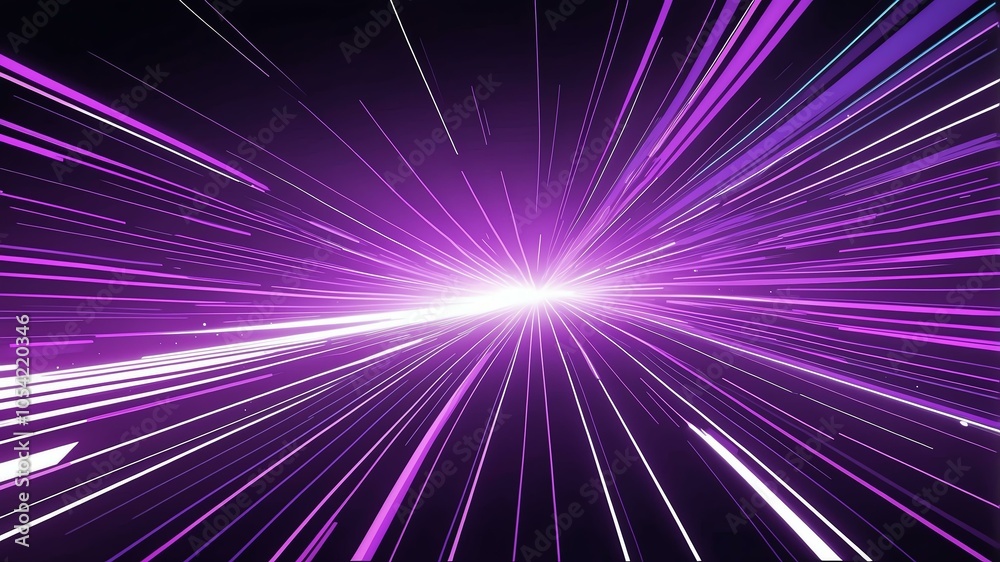 Fototapeta premium purple backdrop with anime manga speed lines background