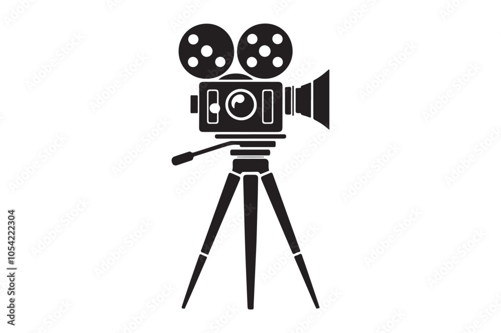 Obraz premium Vintage movie Film camera retro 131.eps