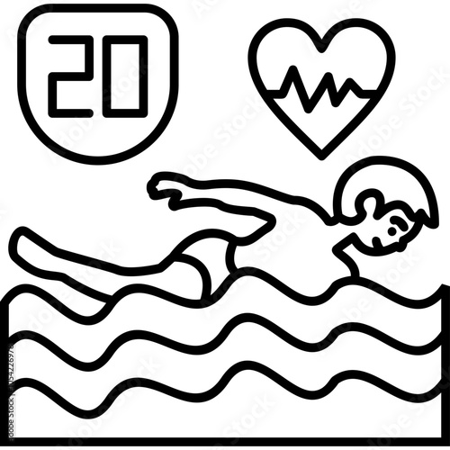Swimming Icon