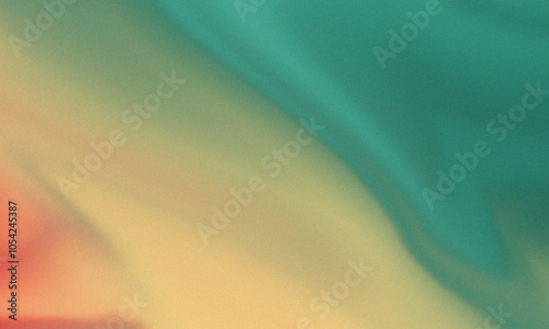 A vintage-inspired abstract background with a soft gradient blending teal and peach tones, featuring a subtle grainy texture.