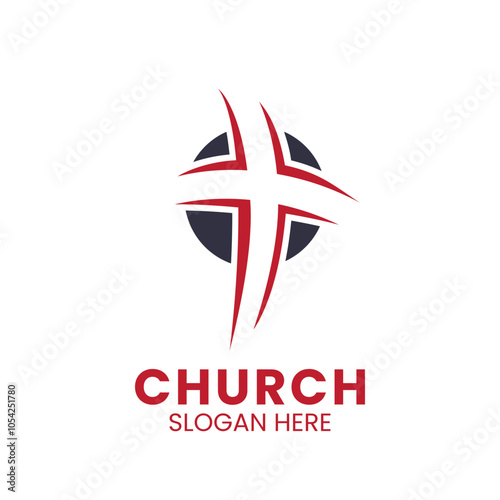 church logo with a bold cross design for church Free Download church logo with a bold cross design for church - GFXLoad