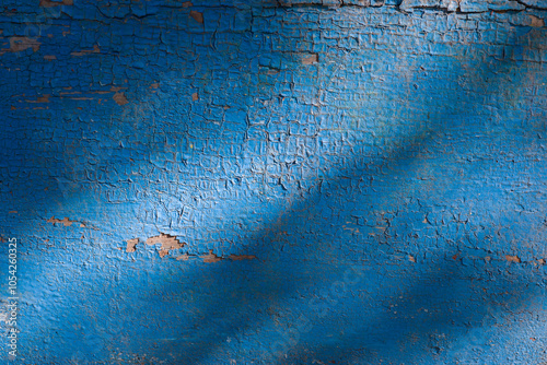 Vintage wooden dark blue horizontal boards. Front view with copy space. Background for design.