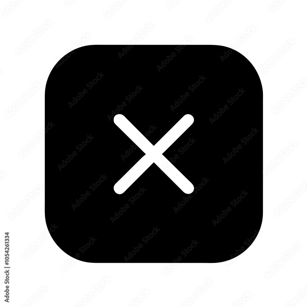 Obraz premium Close Button Icon