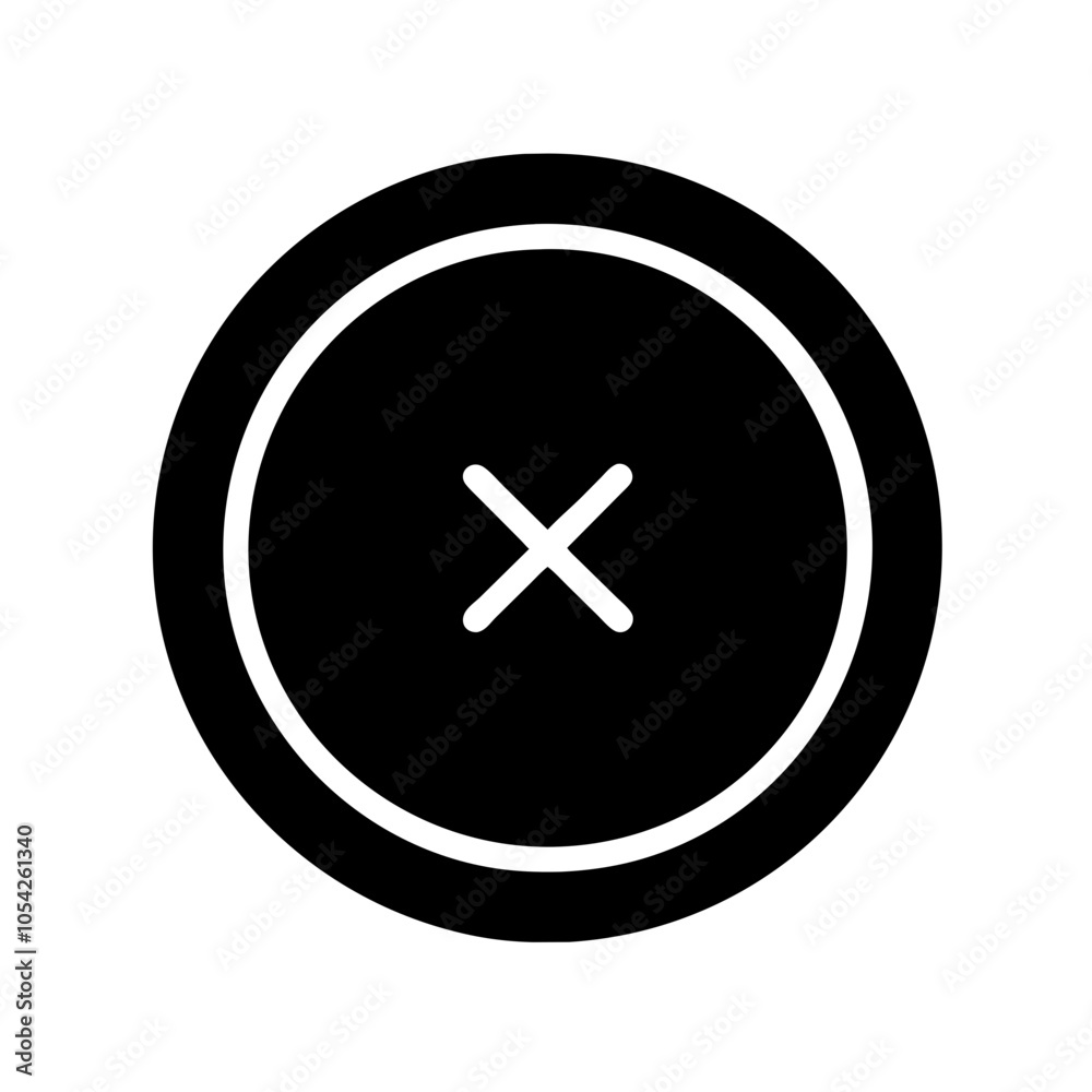 Obraz premium Close Button Icon