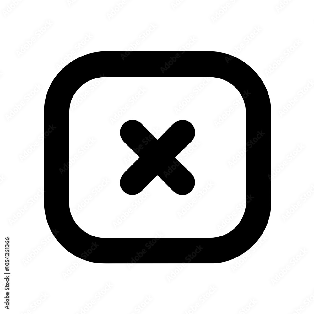 Obraz premium Close Button Icon