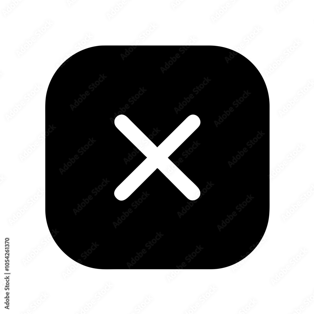 Obraz premium Close Button Icon