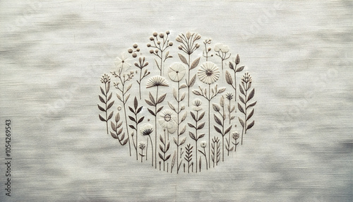 flowers embroidery 
