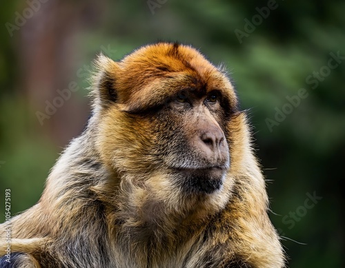 close up of a monkey