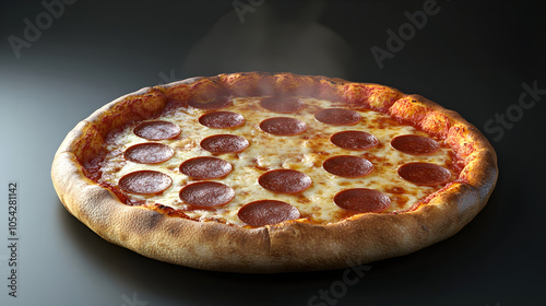 Vibrant Veggie Pizza with Fresh Ingredients , AI GENERATE photo