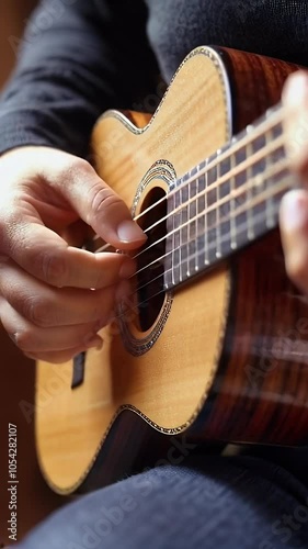 Learn to play guitar with easy strumming techniques at home