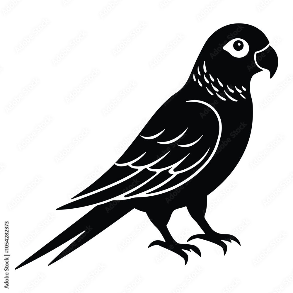 Fototapeta premium Parrot icon isolated 