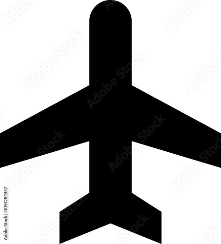 Airplane aviation icon in flat. vector for apps or websites Flight transport symbol Travel Abstract neon airplane forces animation flying plane arrivals isolated on transparent background