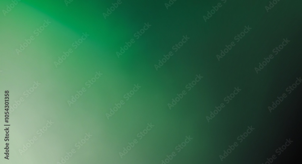 Obraz premium Elegant Green to Black Gradient Texture Background