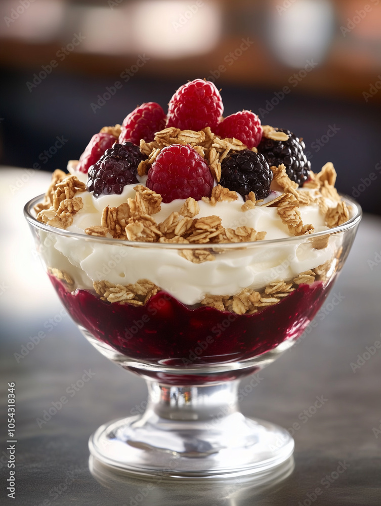 muesli with berries