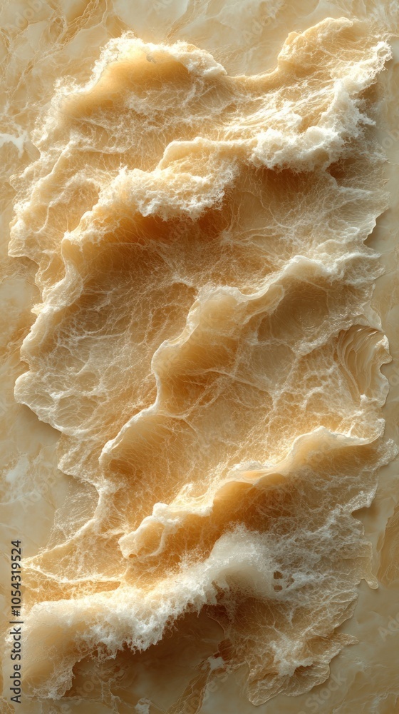 Obraz premium Abstract Marble Texture Resembling Ocean Waves