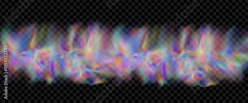 Background of an explosion of colorful smoke clouds.Multicolor fog with blue and yellow particles.Explosions of color powder.