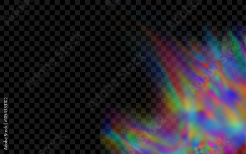 Background of an explosion of colorful smoke clouds.Multicolor fog with blue and yellow particles.Explosions of color powder.