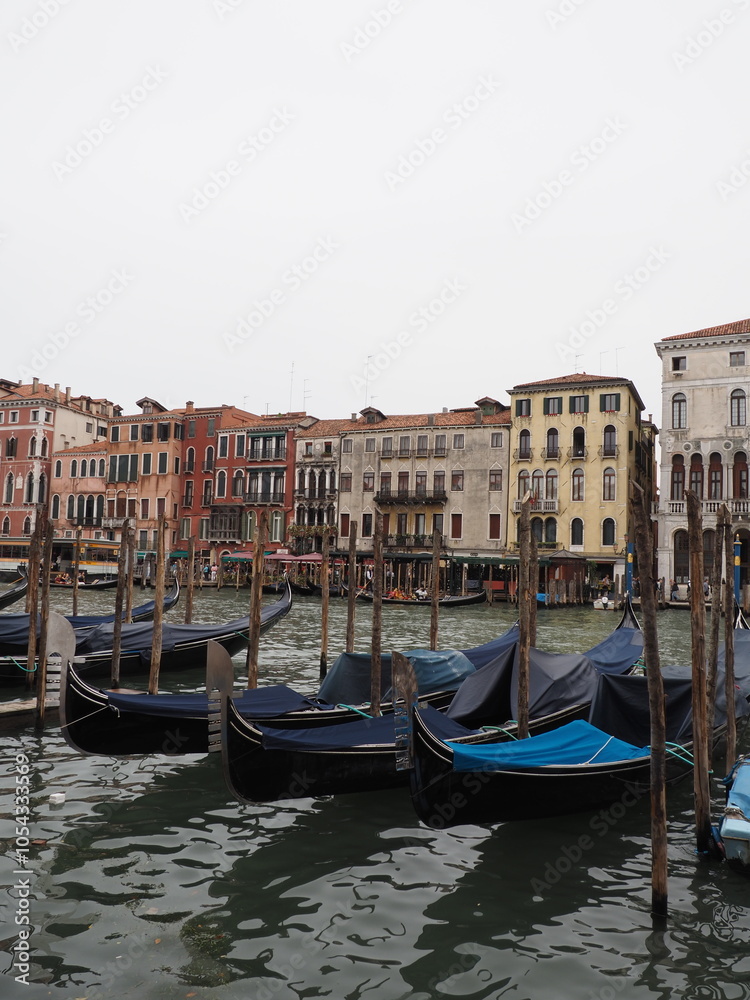 Fototapeta premium Canals and buildings in Venice 