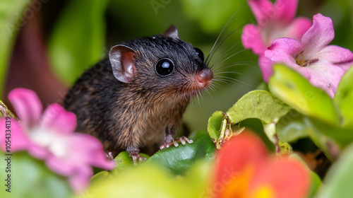 The Enchanting World of the Black-and-Rufous Elephant Shrew: A Secretive Creature of Vibrant Colors photo