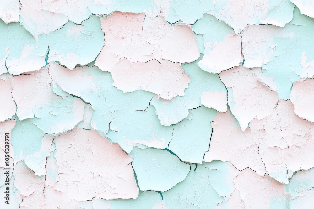 Obraz premium Pastel Peeling Paint Texture Abstract Background