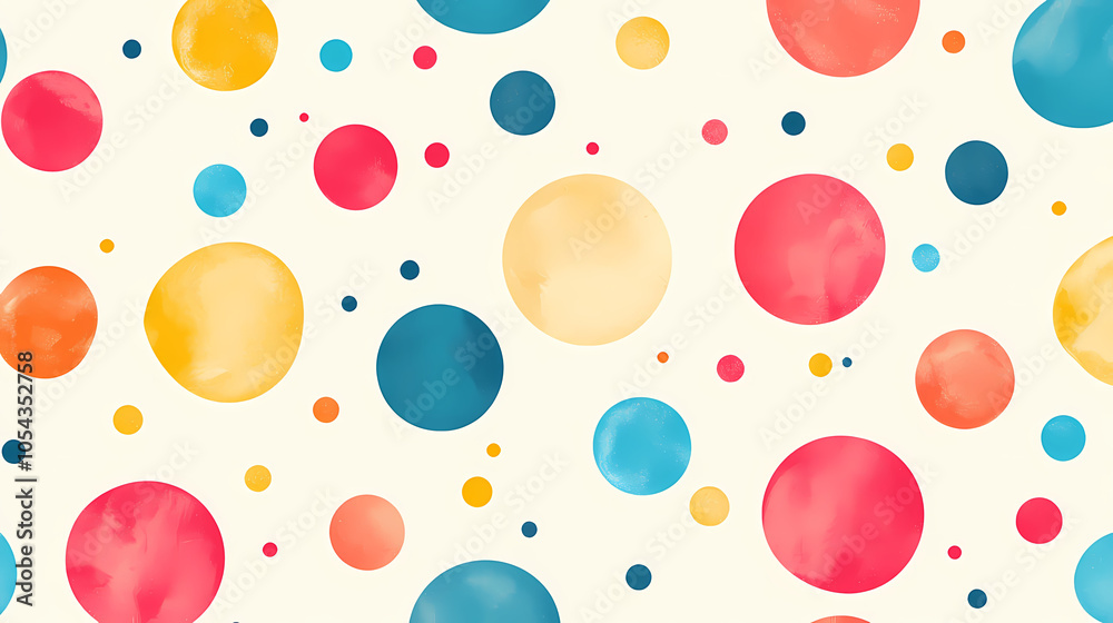 Seamless polka dots pattern. Dotted Pattern. Illustration Seamless polka dots pattern. Dotted Pattern. Illustration
