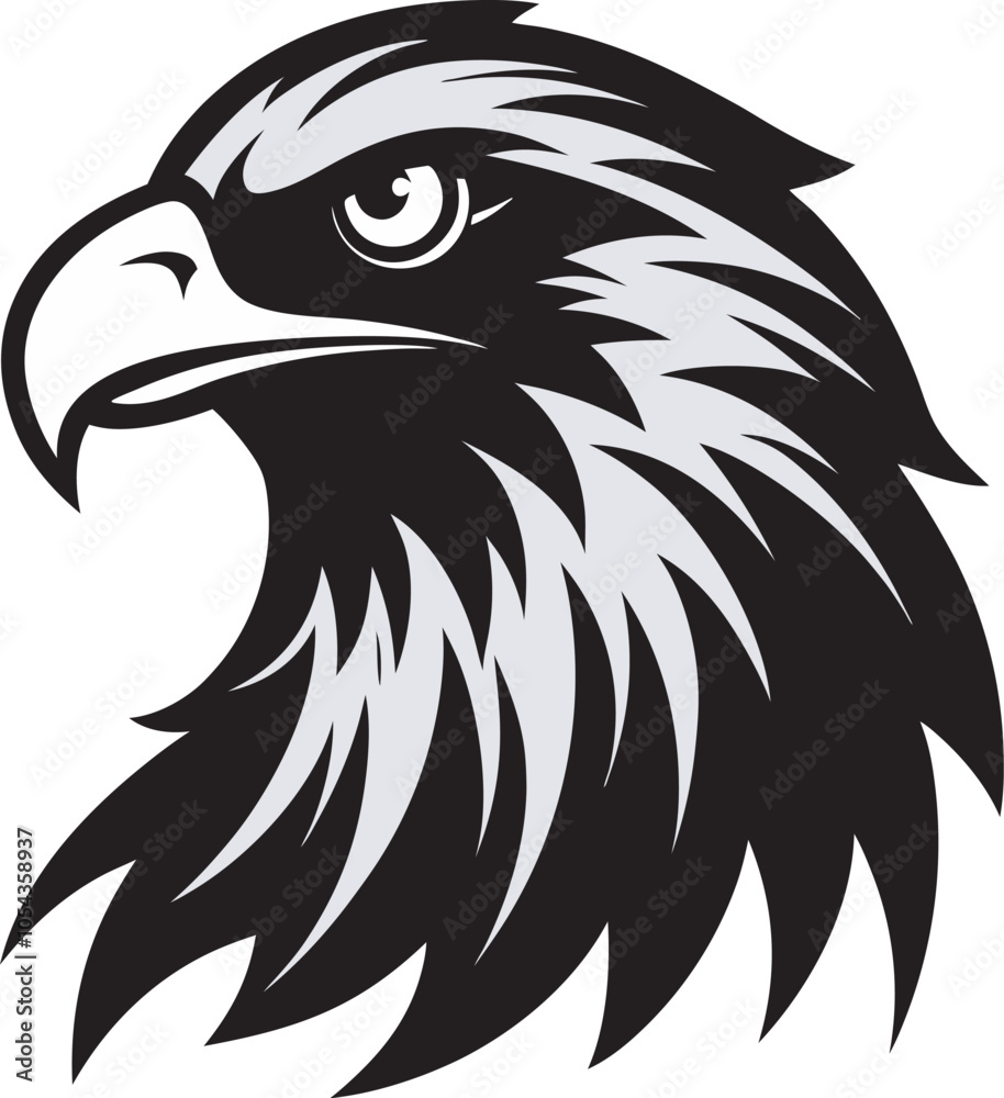 A Majestic Eagle Head Silhouette Vector High-Quality Animal Design, Eagle head silhouette vector A Majestic Eagle Head Silhouette Vector High-Quality Animal Design, Eagle head silhouette vector
