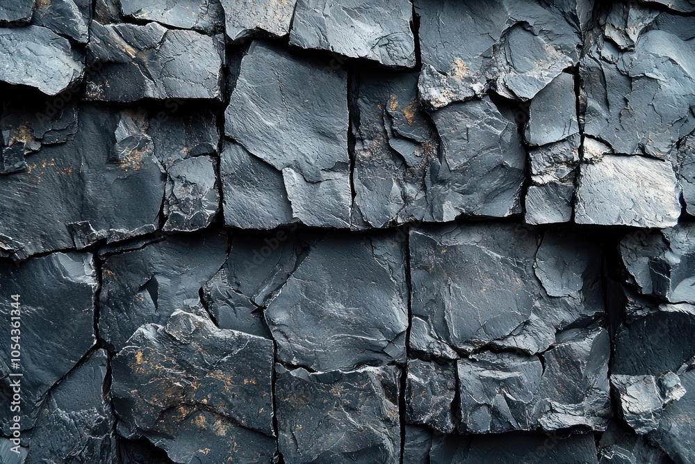 Close-up of a Dark Gray, Rough, and Textured Rock Surface Close-up of a Dark Gray, Rough, and Textured Rock Surface