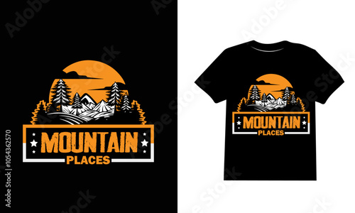 stay strong mountain places typography t shirt design, motivational typography t shirt design, inspirational quotes t-shirt design