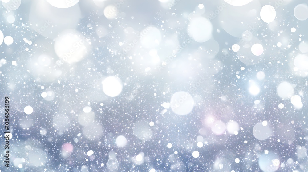 A serene, soft-focus background featuring blurred white bokeh effects, reminiscent of falling snowflakes in a peaceful winter scene. A serene, soft-focus background featuring blurred white bokeh effects, reminiscent of falling snowflakes in a peaceful winter scene.