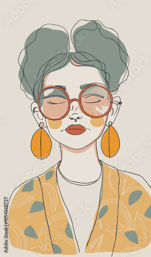 Bright style, original accessories: discover the world of vector illustration and fashion.