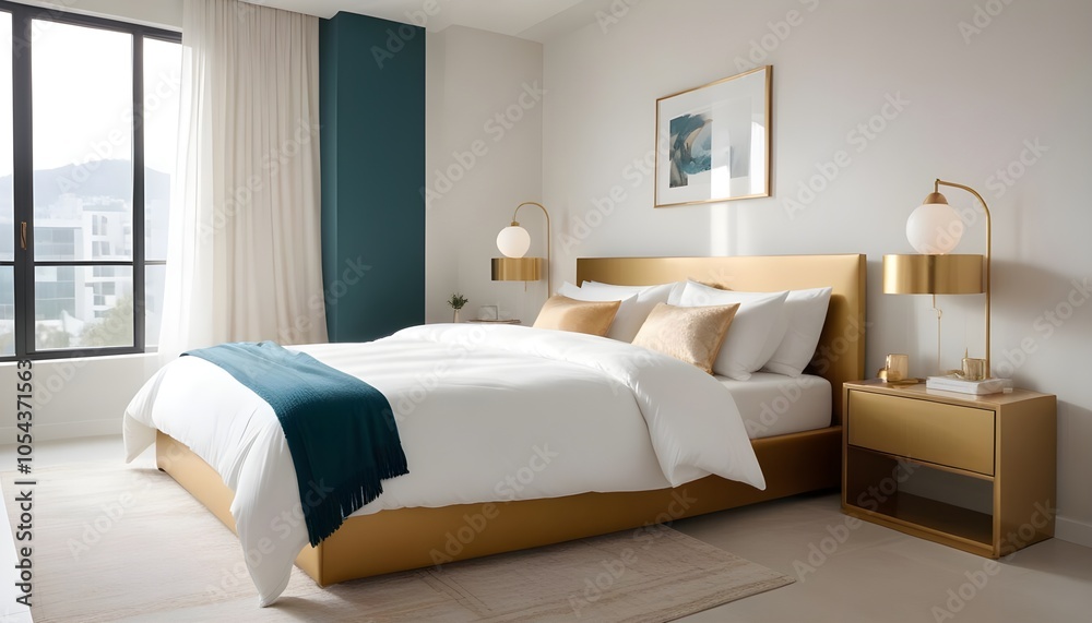 Photo interior modern design room 3d illustration Photo interior modern design room 3d illustration