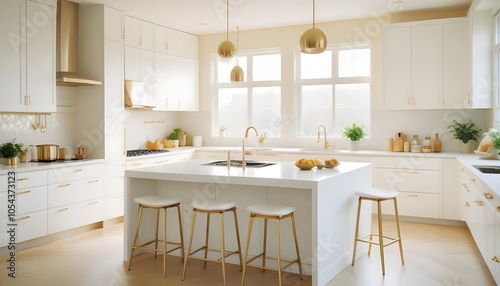 Fototapeta Naklejka Na Ścianę i Meble -  Photo interior modern design room 3d illustration