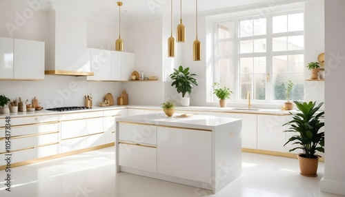 Fototapeta Naklejka Na Ścianę i Meble -  Photo interior modern design room 3d illustration