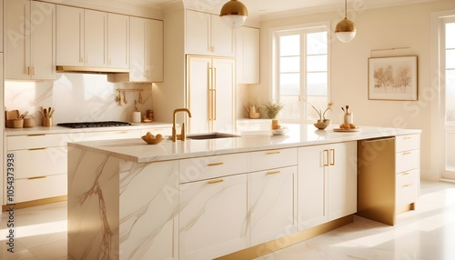 Fototapeta Naklejka Na Ścianę i Meble -  Photo interior modern design room 3d illustration