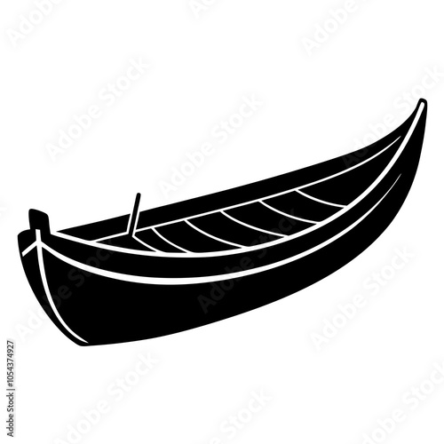 illustration of  canoe