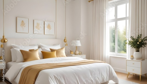 Fototapeta Naklejka Na Ścianę i Meble -  Photo interior modern design room 3d illustration