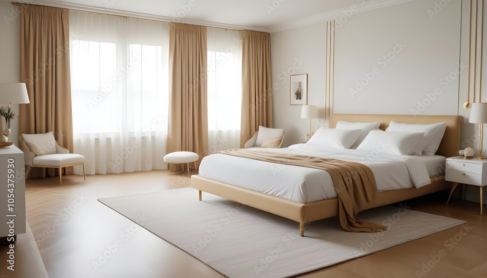 Photo interior modern design room 3d illustration Photo interior modern design room 3d illustration