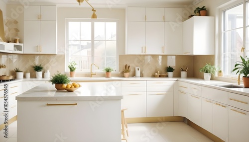 Fototapeta Naklejka Na Ścianę i Meble -  Photo interior modern design room 3d illustration