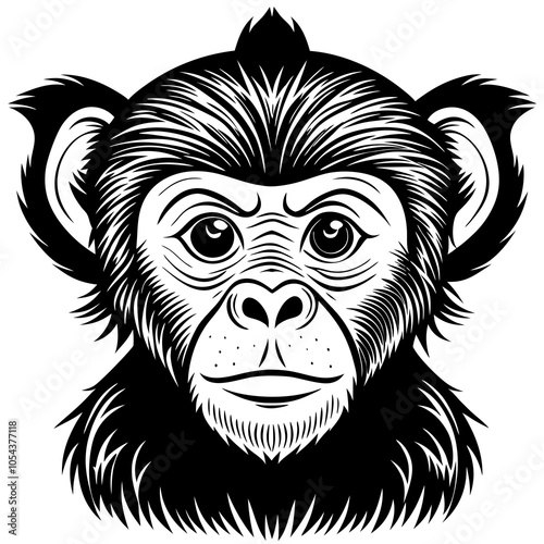 illustration of a cartoon monkey photo