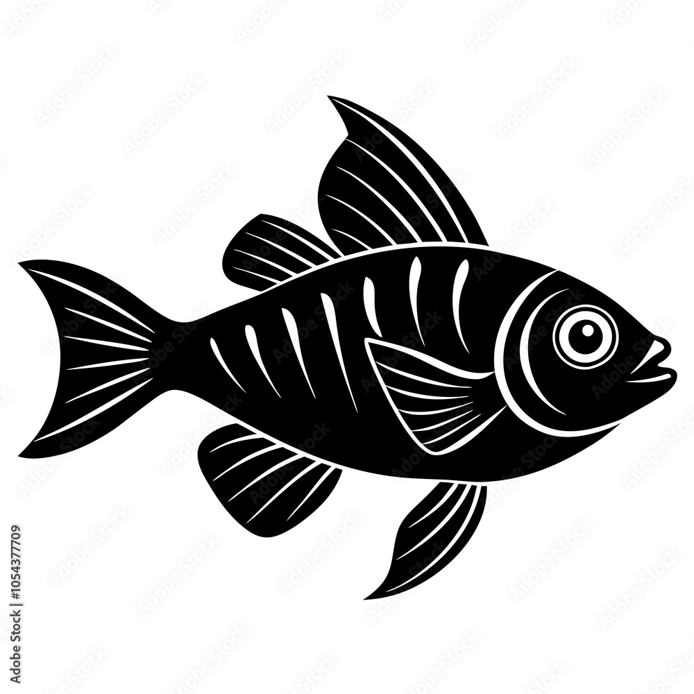 black and white cardinalfish black and white cardinalfish