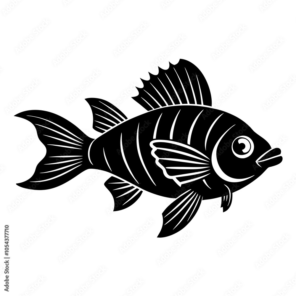 black and white cardinalfish black and white cardinalfish