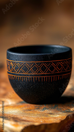 a minimalist close-up of the unity cup, symbolizing unity and togetherness during Kwanzaa