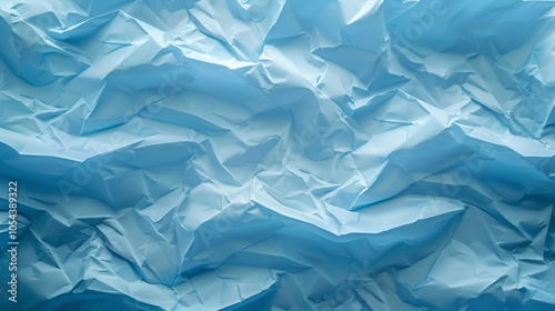 Wallpaper Mural Sky blue paper with creases and folds for a simple, artistic background Torontodigital.ca