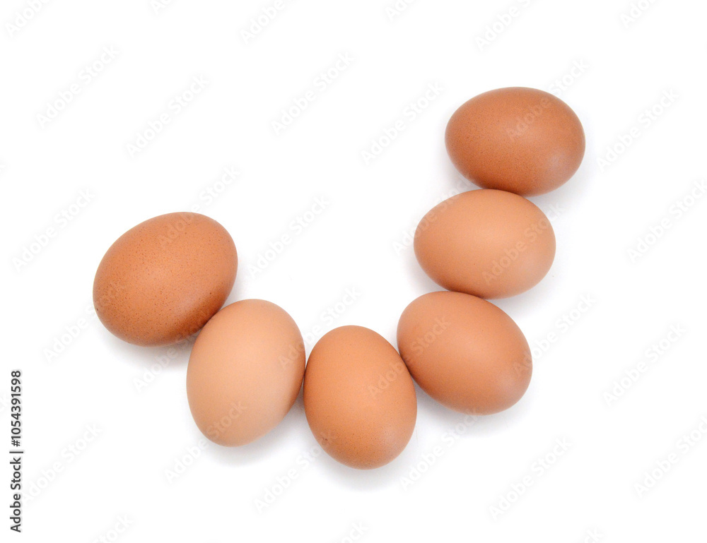 Eggs isolated on white background Eggs isolated on white background