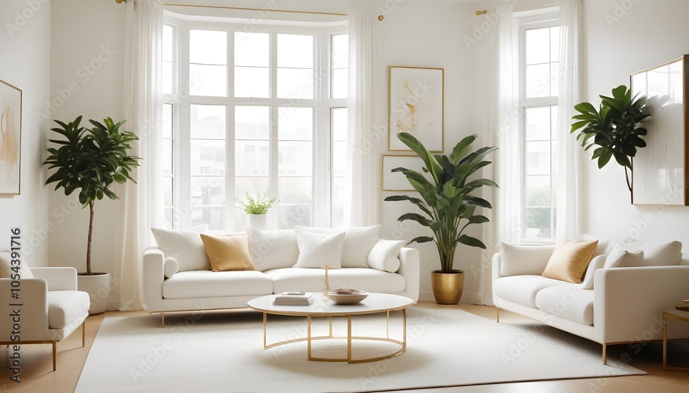 Photo interior modern design room 3d illustration Photo interior modern design room 3d illustration